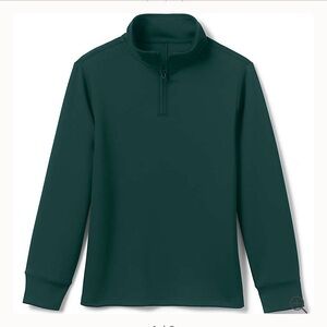 Lands end kids pull over half zip active